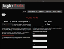 Tablet Screenshot of jingle-radio.com
